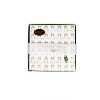 Caspari Bubbly  Napkin Box Cocktail - 40 per box 15310B