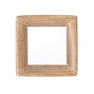 Caspari Rattan  Sq Salad/Dessert Plates Square 15360SP