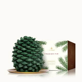 Thymes Frasier Fir Molded Pinecone Candle 15577