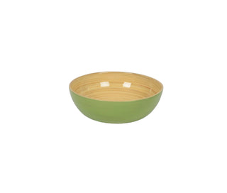 Albert L Punkt Bamboo Small Salad Bowl in Pastel Green - Set of 4 15630X4