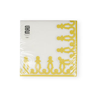 Caspari Dessin Passementerie Dijon-Ppr Lin Napkin Airlaid Dinner-12 In 15645DG