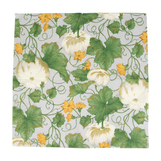 Caspari Heirloom Pumpkins Grey/White Napkin Luncheon 15671L