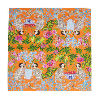 Monkeys Orange Napkin Luncheon