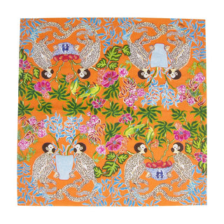 Caspari Monkeys Orange Napkin Luncheon 15921L