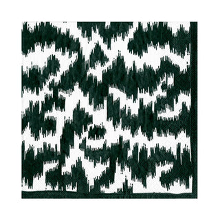 Caspari Modern Moire Black Luncheon Napkin - package of 20 15950L