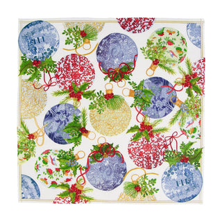 Caspari Porcelain Ornaments Napkin Cocktail 15980C