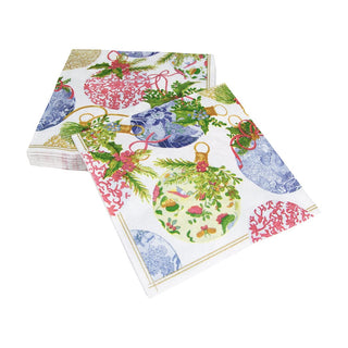 Caspari Porcelain Ornaments Napkin Luncheon 15980L