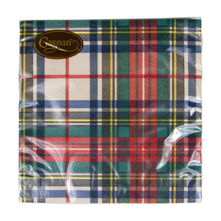 Caspari Dress Stewart Tartan Napkin Luncheon 16220L