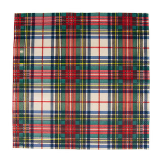 Caspari Dress Stewart Tartan Napkin Luncheon 16220L