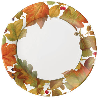 Caspari Autumn Leaves 2 Dinner Plates 16260DP