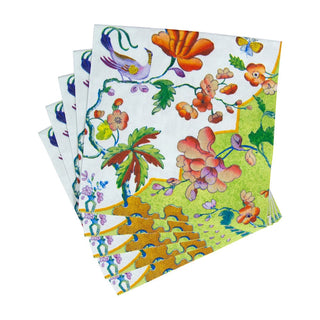 Caspari Summer Palace Celadon Napkin Luncheon 16360L