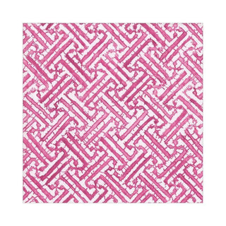 Caspari Fretwork Fuchsia Napkin Luncheon 16453L