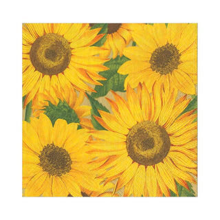 Caspari Sunflowers Napkin Luncheon 16520L