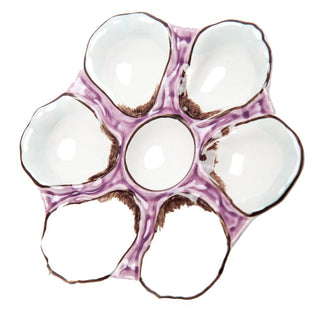 Caspari Oyster Plate - Lavender 16523