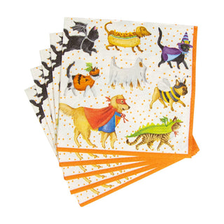 Caspari Pets In Costume Napkin Luncheon 16560L