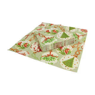 Caspari Botanical Ornaments Napkin Cocktail 16650C
