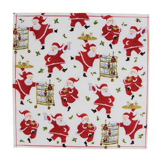 Caspari Cocktails With Santas Napkin Cocktail 16671C
