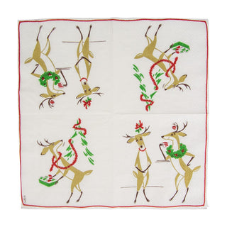 Caspari Mistletoe Meets Toddy Napkin Cocktail 16730C