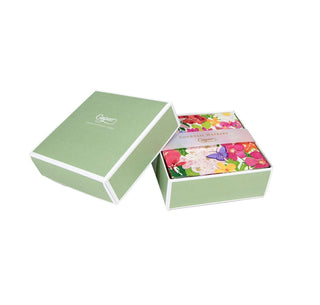 Caspari Halsted Floral  Napkin Box Cocktail - 40 per box 16820B