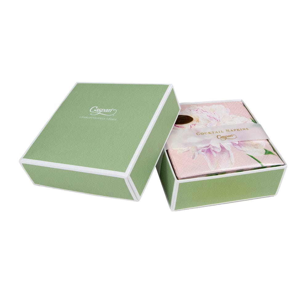 Caspari Duchess Peonies Napkins - Thumbnail 2