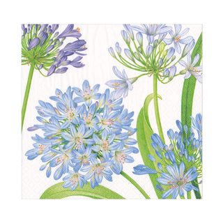 Caspari Agapanthus Garden Napkin Luncheon 16920L