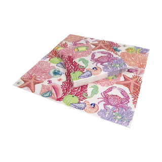 Caspari Under The Sea Napkin Luncheon 17060L