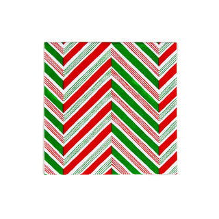 Caspari Candy Cane Stripes Napkin Cocktail 17130C