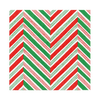 Caspari Candy Cane Stripes Napkin Luncheon 17130L