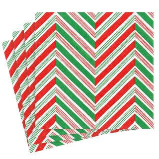 Caspari Candy Cane Stripes Napkin Luncheon 17130L