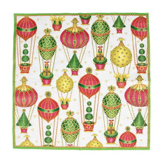 Caspari Christmas In The Air Napkin Luncheon 17140L