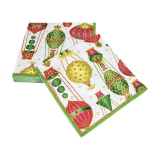 Caspari Christmas In The Air Napkin Luncheon 17140L