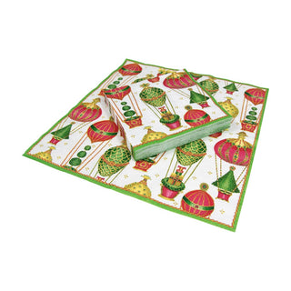 Caspari Christmas In The Air Napkin Luncheon 17140L
