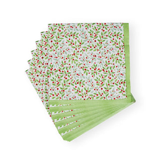Caspari Twining Greenery Paper Luncheon Napkins - 20 Per Package 17220L