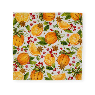 Caspari Orange Spice Paper Cocktail Napkins - 20 Per Package 17250C