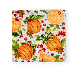 Caspari Orange Spice Paper Luncheon Napkins - 20 Per Package 17250L