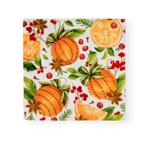 Caspari Orange Spice Paper Luncheon Napkins - 20 Per Package 17250L