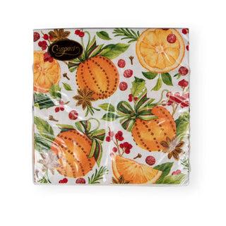 Caspari Orange Spice Paper Luncheon Napkins - 20 Per Package 17250L