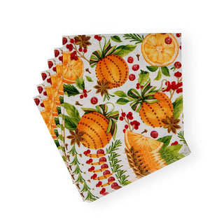 Caspari Orange Spice Paper Luncheon Napkins - 20 Per Package 17250L