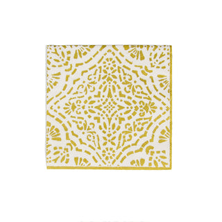 Annika Ivory/Gold  Napkin Box Cocktail - 40 per box
