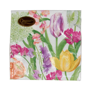 Caspari Spring Flower Show Napkin Cocktail 17350C