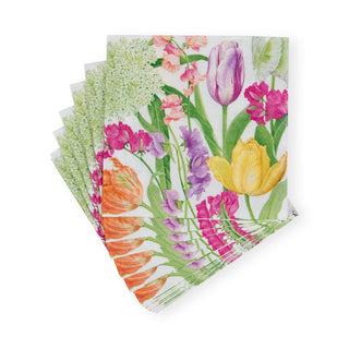 Caspari Spring Flower Show Napkin Cocktail 17350C