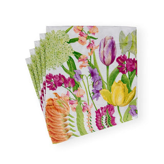 Caspari Spring Flower Show Dinner Napkins - 20 Per Package 17350D