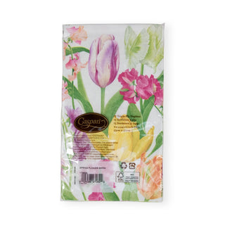 Caspari Spring Flower Show Guest Towel 17350G