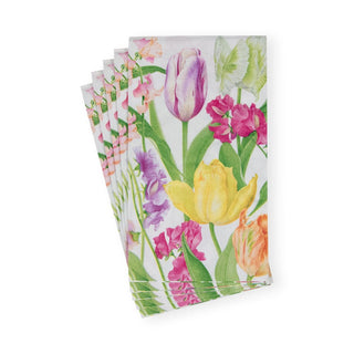 Caspari Spring Flower Show Guest Towel 17350G