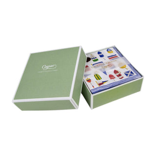 Caspari Nantucket  Napkin Box Cocktail - 40 per box 17400B