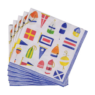 Caspari Nantucket Napkin Cocktail 17400C