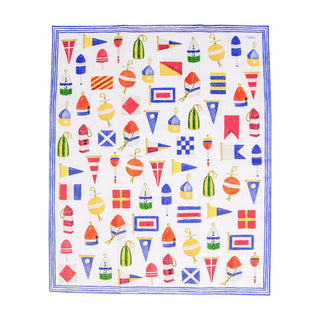 Caspari Nantucket Guest Towel 17400G