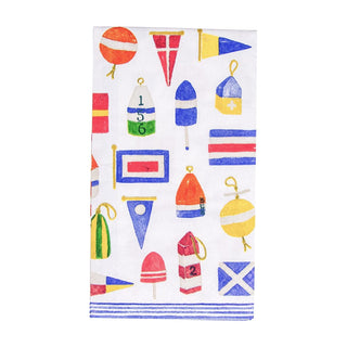Caspari Nantucket Guest Towel 17400G