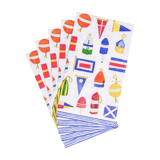 Caspari Nantucket Guest Towel 17400G