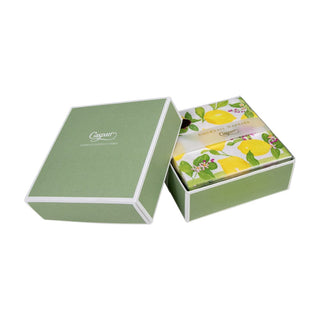 Caspari Limoncello Boxed Cocktail Napkins - 40 Per Box 17410B